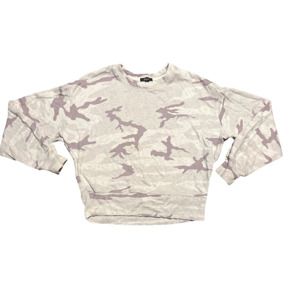 Rails Ramona Sweater Stone Camo • Women's Small • Cozy Pullover‎